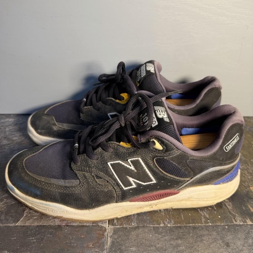 New Balance Numeric NM1010 Black Skateboarding Shoes Men's US 9.5